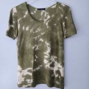 Vintage Loro Piana Scoop Neck Short Sleeve Shirt, sL